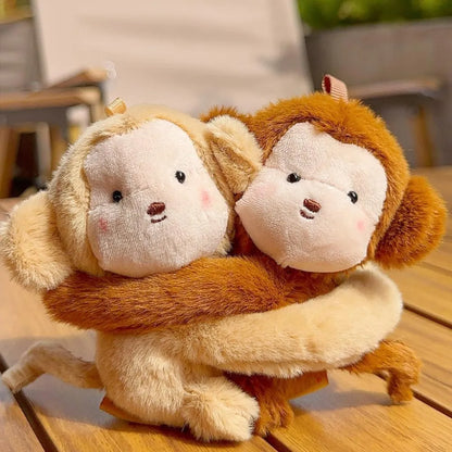 Cuddly Animal Hug Keychain Plush Toys