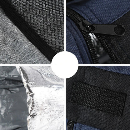 Insulated Water Bottle Bag 10×10×29cm - Durable Outdoor Cooler Pouch