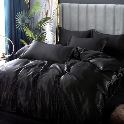 Soft Satin Bed Sheet Set