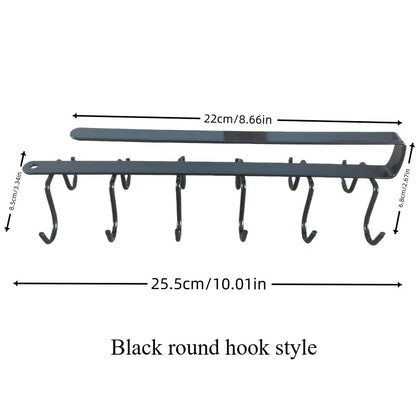 Sturdy Wall Mount Iron Hooks for Kitchen & Coat