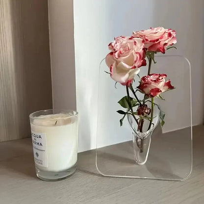 Sparkling Glass Insert Vase