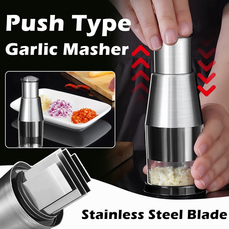 Compact Manual Kitchen Food Chopper Cutter