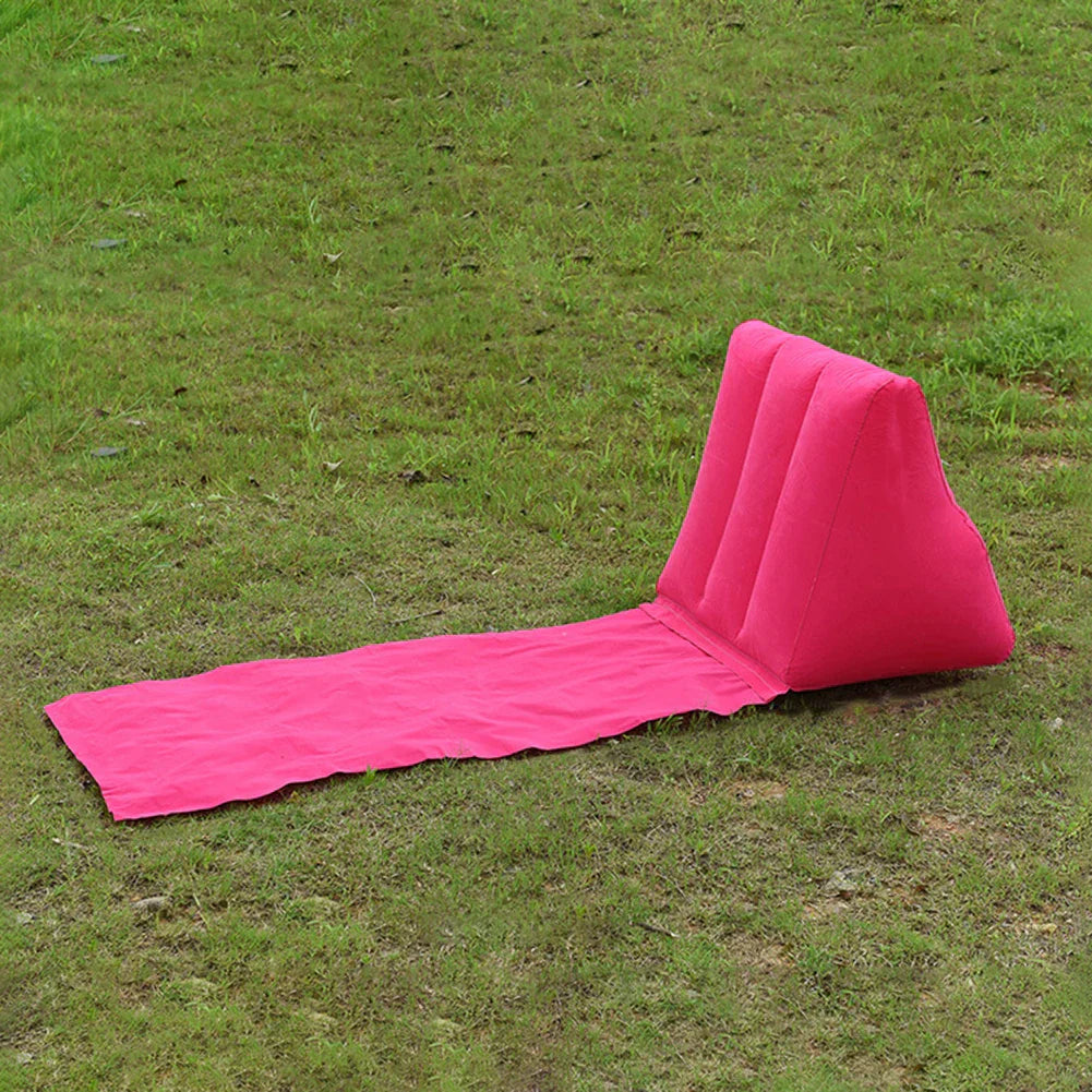 Portable Beach Air Lounge with Back Support