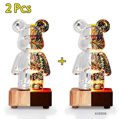 Colorful 3D Fireworks LED Mood Lamp