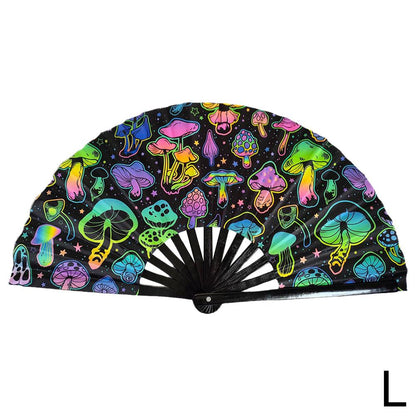 Foldable Asian Style Reflective Hand Fan