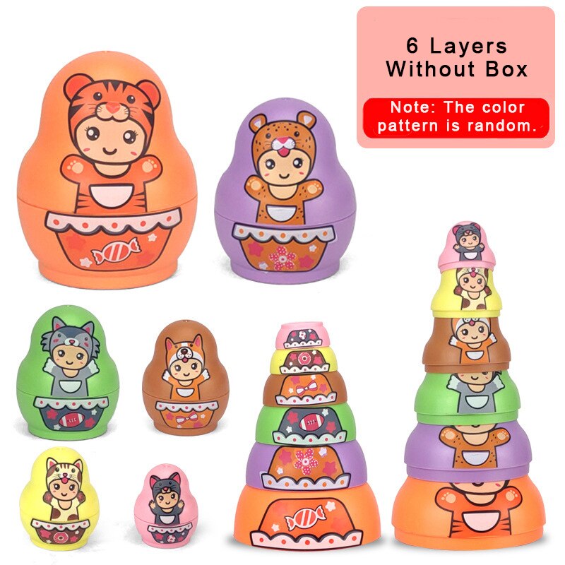 Fun Learning Stacking Russian Dolls - Yeezlab