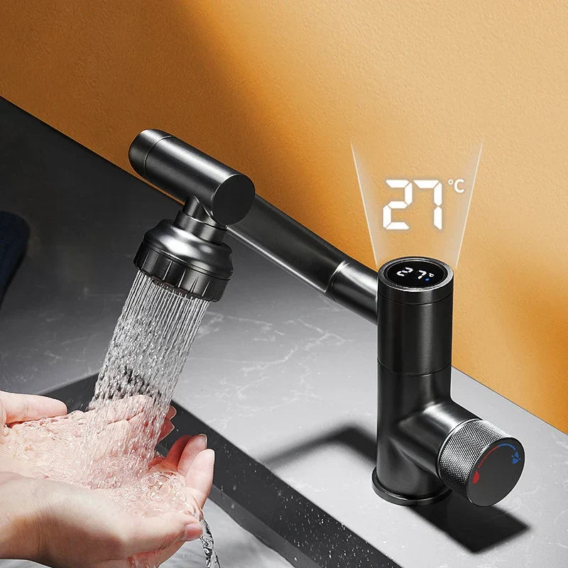 Modern 360 Rotating LED Bathroom Faucet