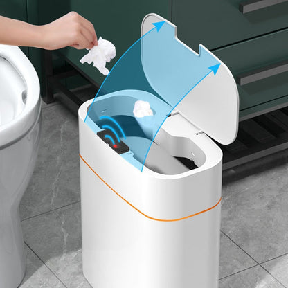 Touchless Automatic Sensor Bin 13L Quiet Hygienic Can
