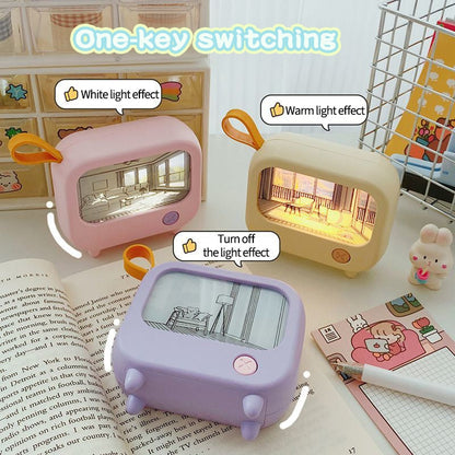 Small Artistic Table Lamp Decorative Night Light