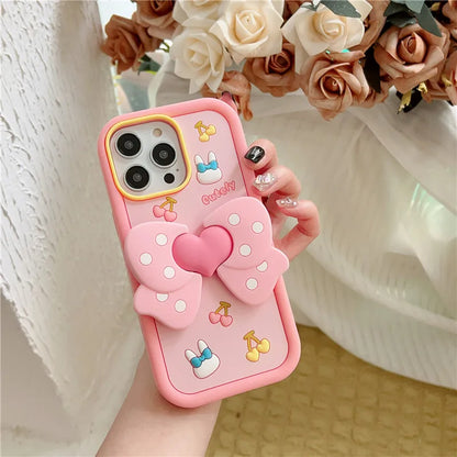 Trendy 3D Butterfly Protective iPhone Cover