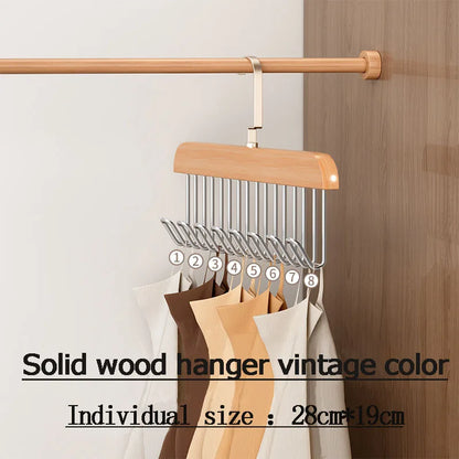 Foldable 4-Hook Closet Organizer Storage Rack - Yeezlab