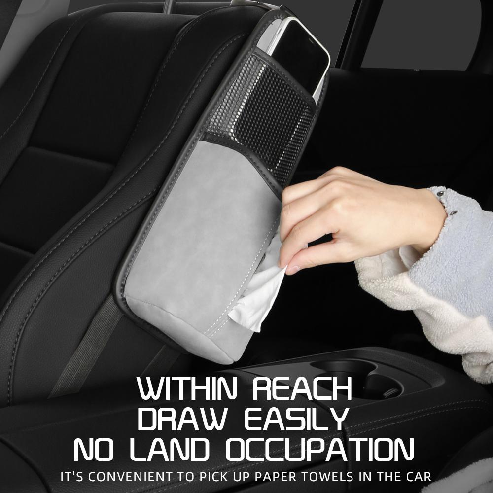 Premium Car Back Seat Storage Organizer Box