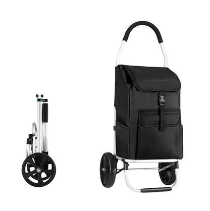 Compact Folding Grocery Cart