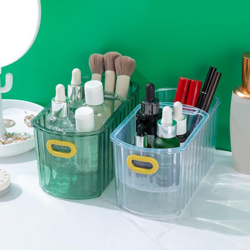 Clear Plastic Two Tier Storage Basket