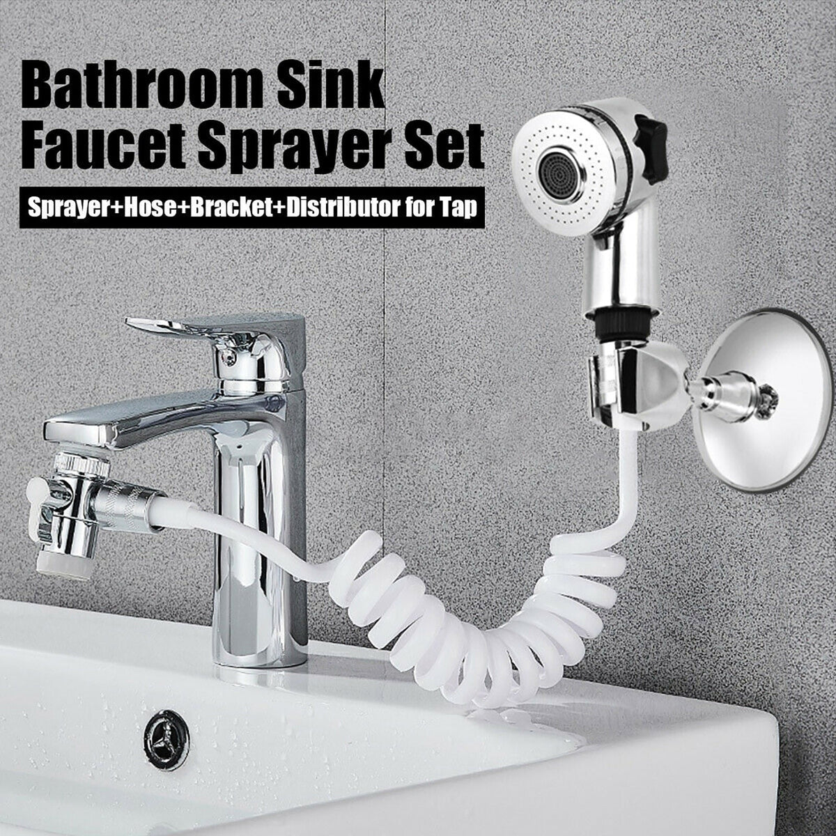 Complete Bathroom Accessory Kit Easy Install