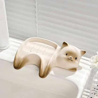 Adorable Kitty Ceramic Soap Dish - Yeezlab