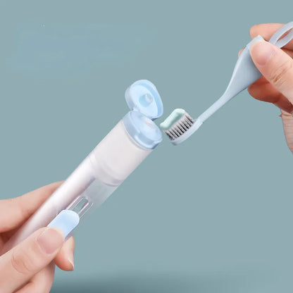 Portable Travel Toothbrush Toothpaste Storage Kit