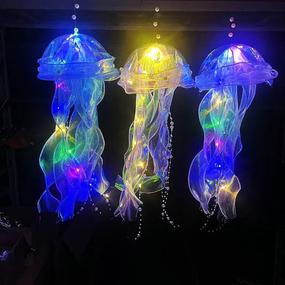 Beautiful Ocean Jellyfish Table Lamp
