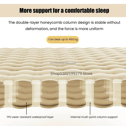 Lightweight Waterproof Camping Mattress with Foot Pump