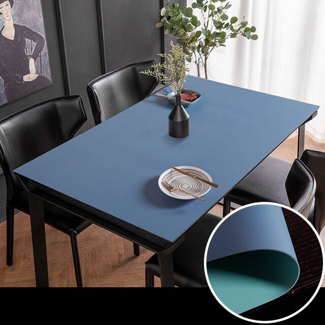 Simple Leather Dining Table Pad