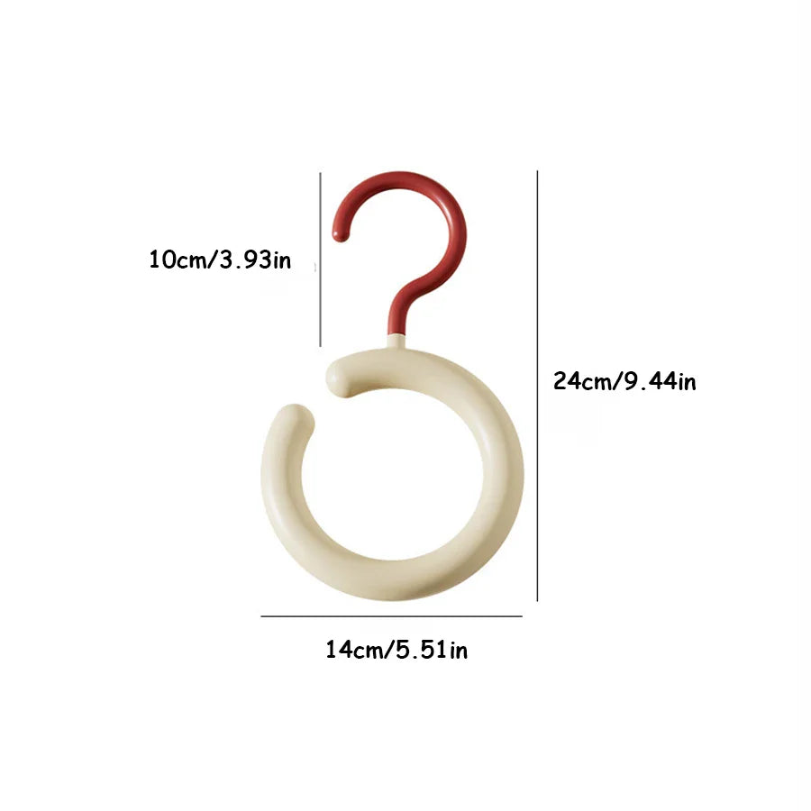 Space Saving 2-Pack Rotating Closet Organizer Hangers