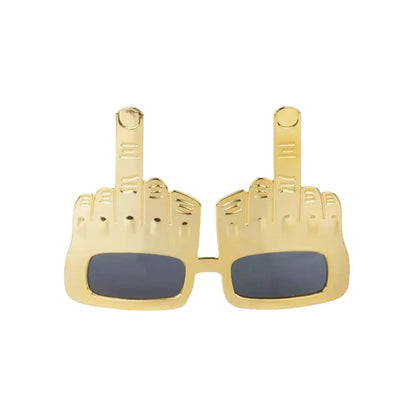 Flashy Gold Statement Party Shades