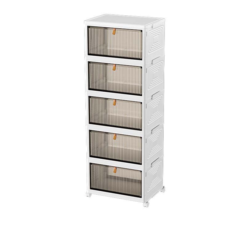 Clear Stackable Shoe Storage Rack
