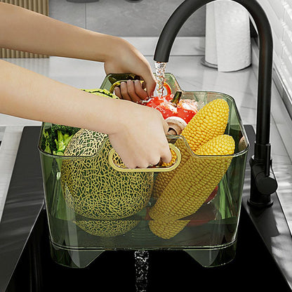 Space Saving Collapsible Veggie Washing Basket