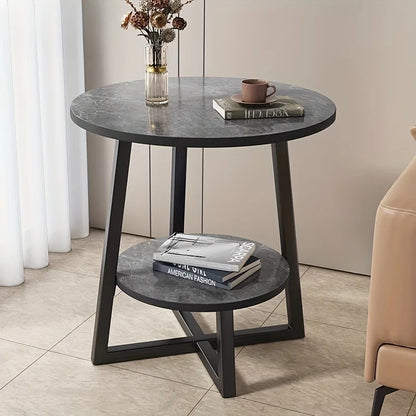 Stylish 2-Tier End Table