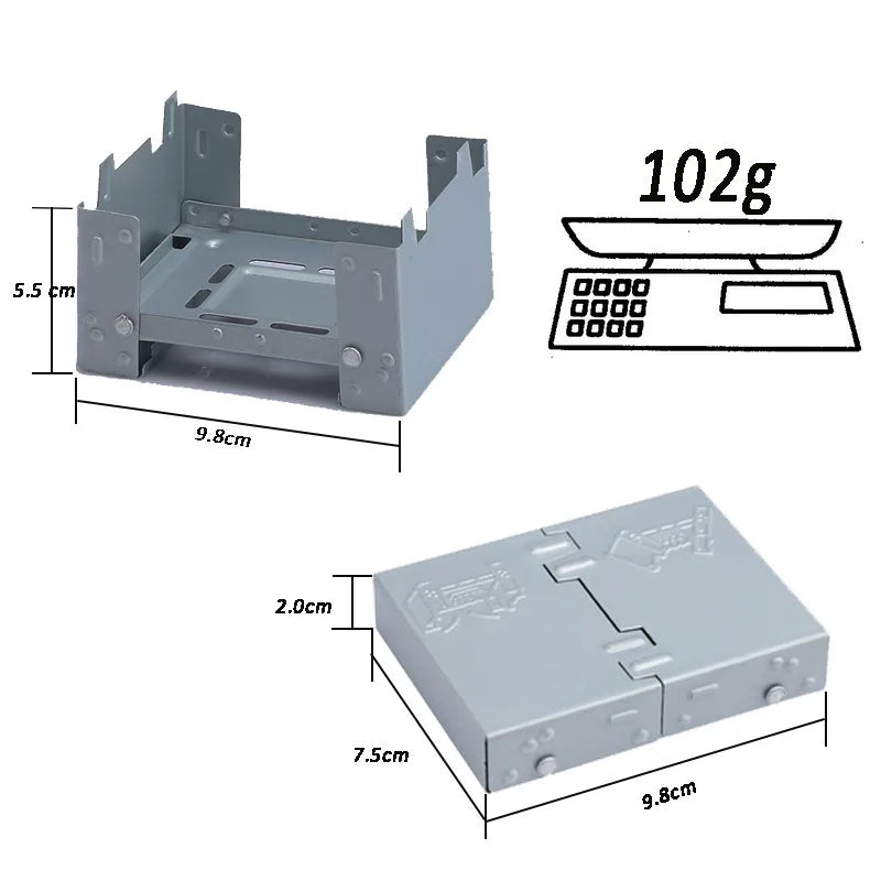 Portable Compact Travel Gas Stove Burner