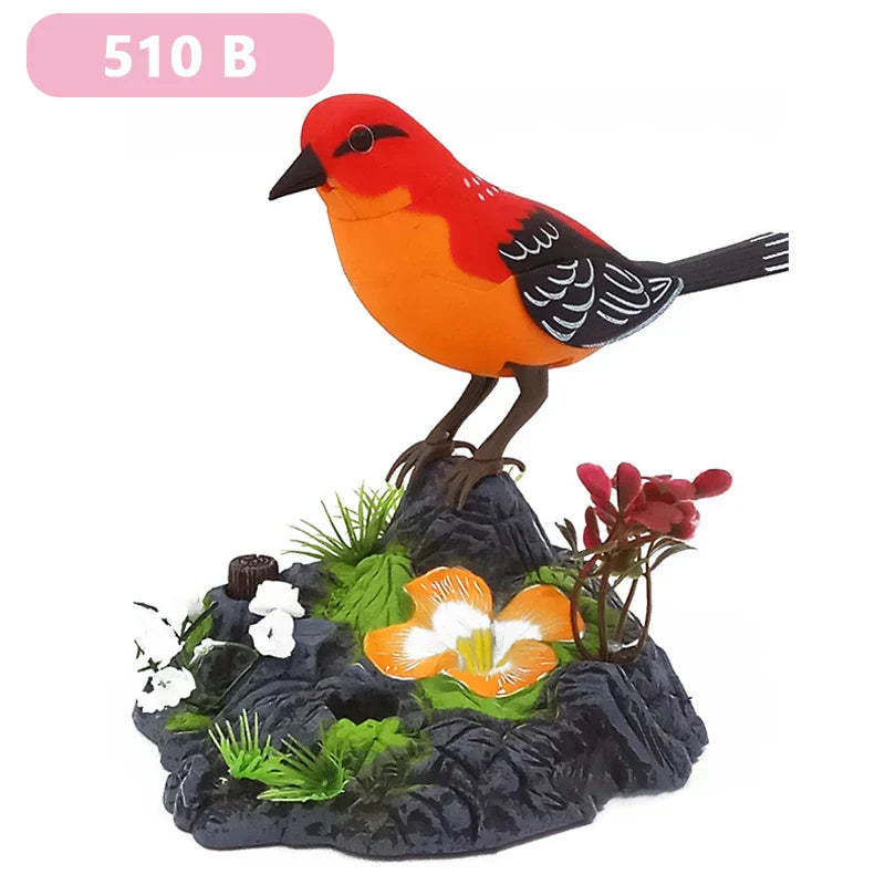 Colorful Musical Bird Figurine