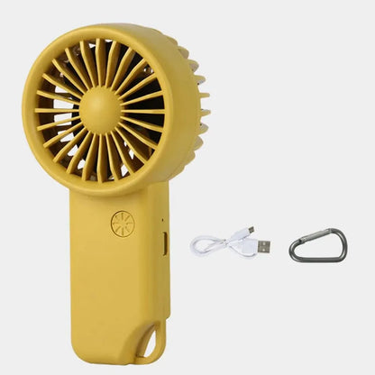 Compact Rechargeable Personal Fan with LED Screen