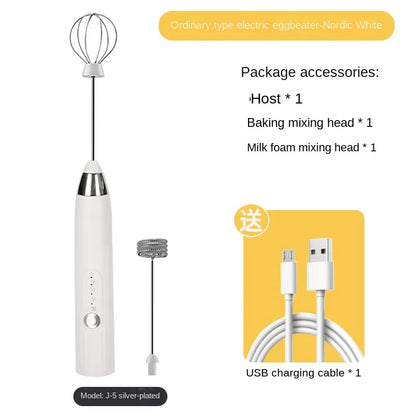 Premium Electric Milk Frother & Coffee Mixer