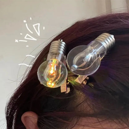 Glowing LED Hair Clip