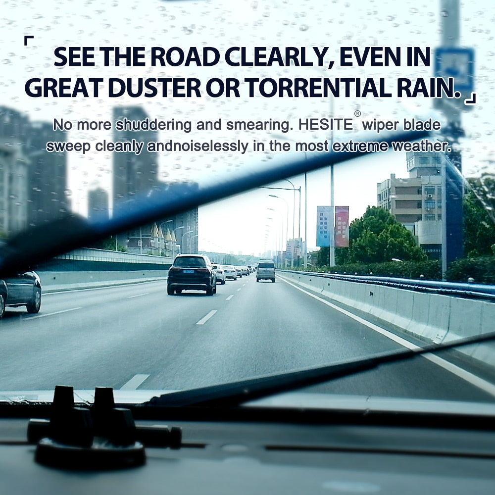 Vibrant Car Rainbow Windshield Wiper Blades
