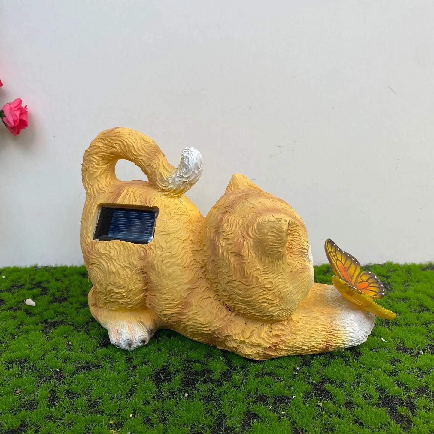 Colorful Kitty Figurine Table Lamp