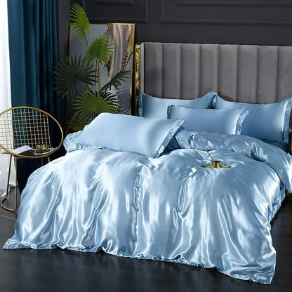 Soft Satin Bed Sheet Set