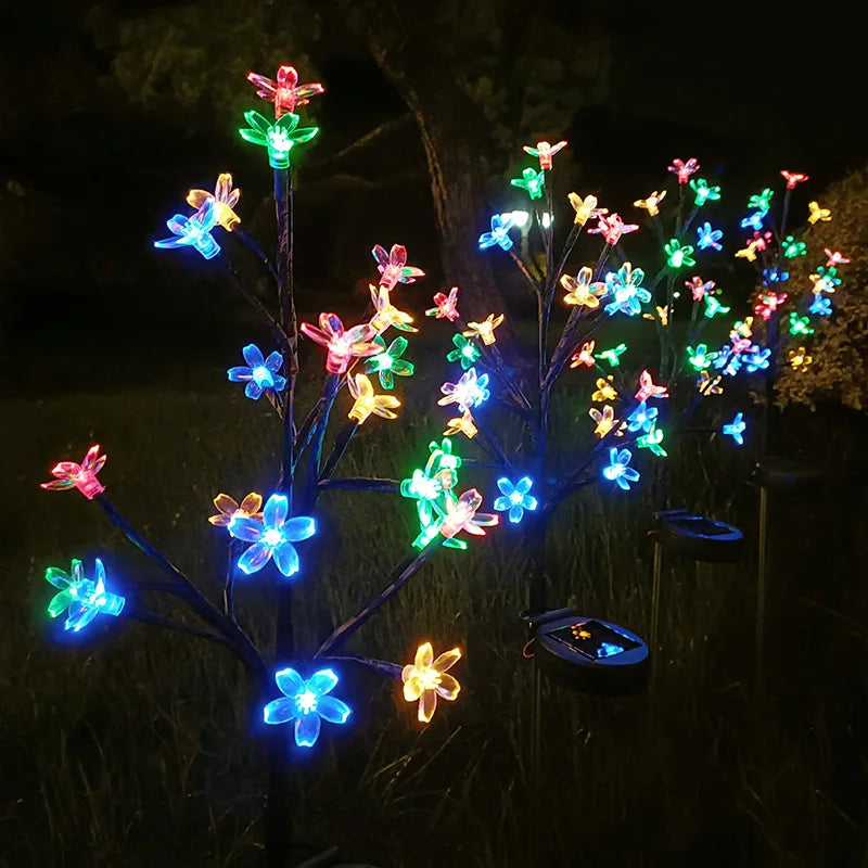 Colorful Garden Solar Powered Path Lights