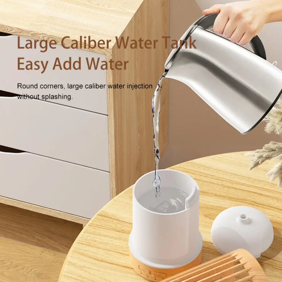 Compact USB Aroma Diffuser with LED Light