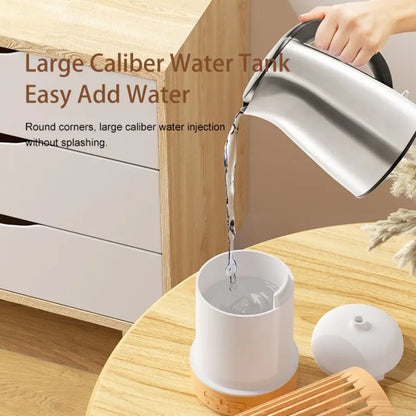 Compact USB Aroma Diffuser with LED Light