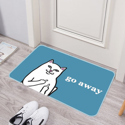 Humorous Welcome Washable Non Slip Door Mat