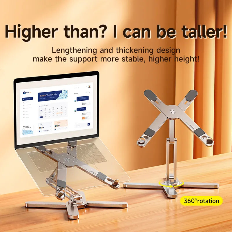 Compact 360 Spin Laptop Desk Stand
