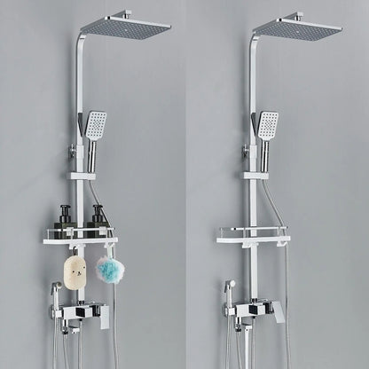 Premium Rain Shower Head Set with Adjustable Brass_fixture
