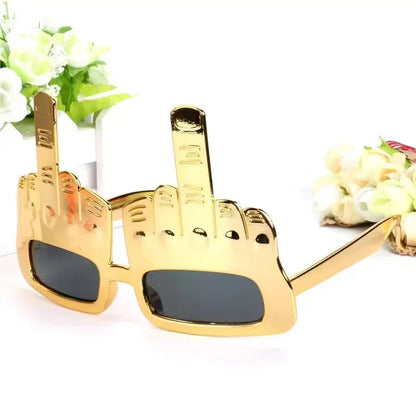 Flashy Gold Statement Party Shades