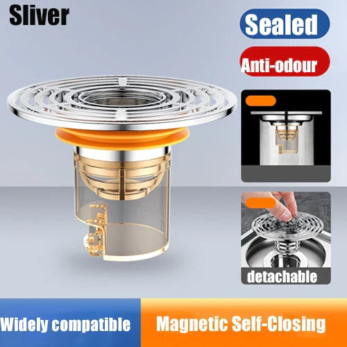 Easy Clean Bathroom Drain Strainer Cover
