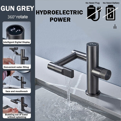 Contemporary Automatic Waterfall Kitchen Faucet - Yeezlab