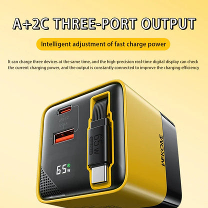 Fast Quick 6 Port USB-C Charger Block