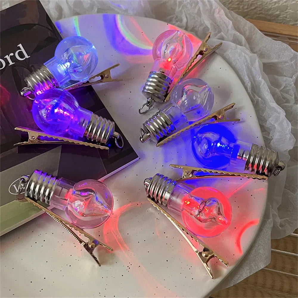 Glowing LED Hair Clip