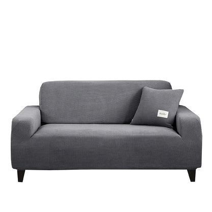 Stretchy Fitted Sofa Slipcover with Textured Pattern
