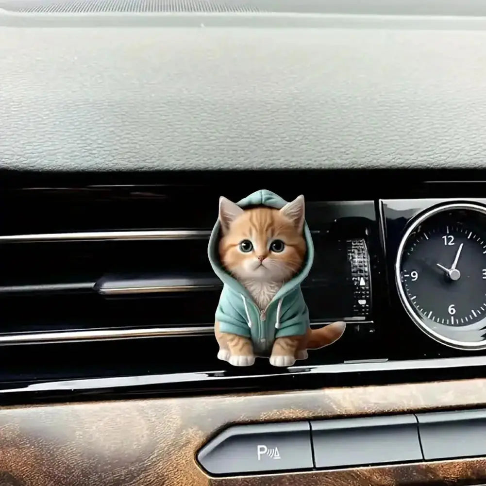 Fun Cat Car Air Freshener Clip